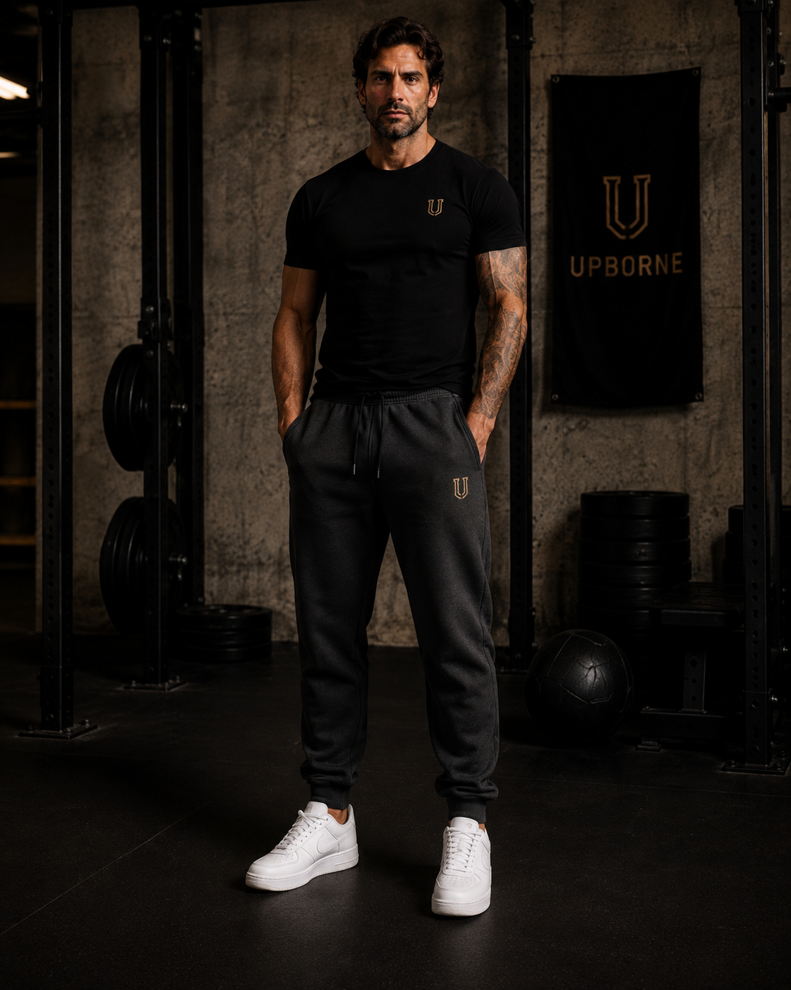UPBORNE Ascent Sweatpants in pigment black, featured view