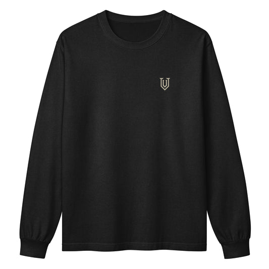 UPBORNE Endure Long Sleeve in washed black, front product mockup