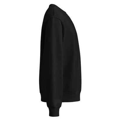 UPBORNE Foundation Crewneck in black, right side view